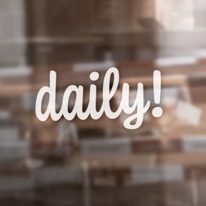 Aufkleber "Daily"