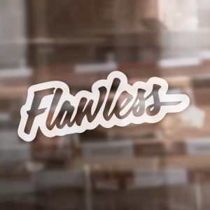 Aufkleber "Flawless"