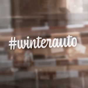 Aufkleber "#Winterauto"